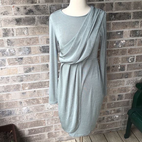green grecian dress
